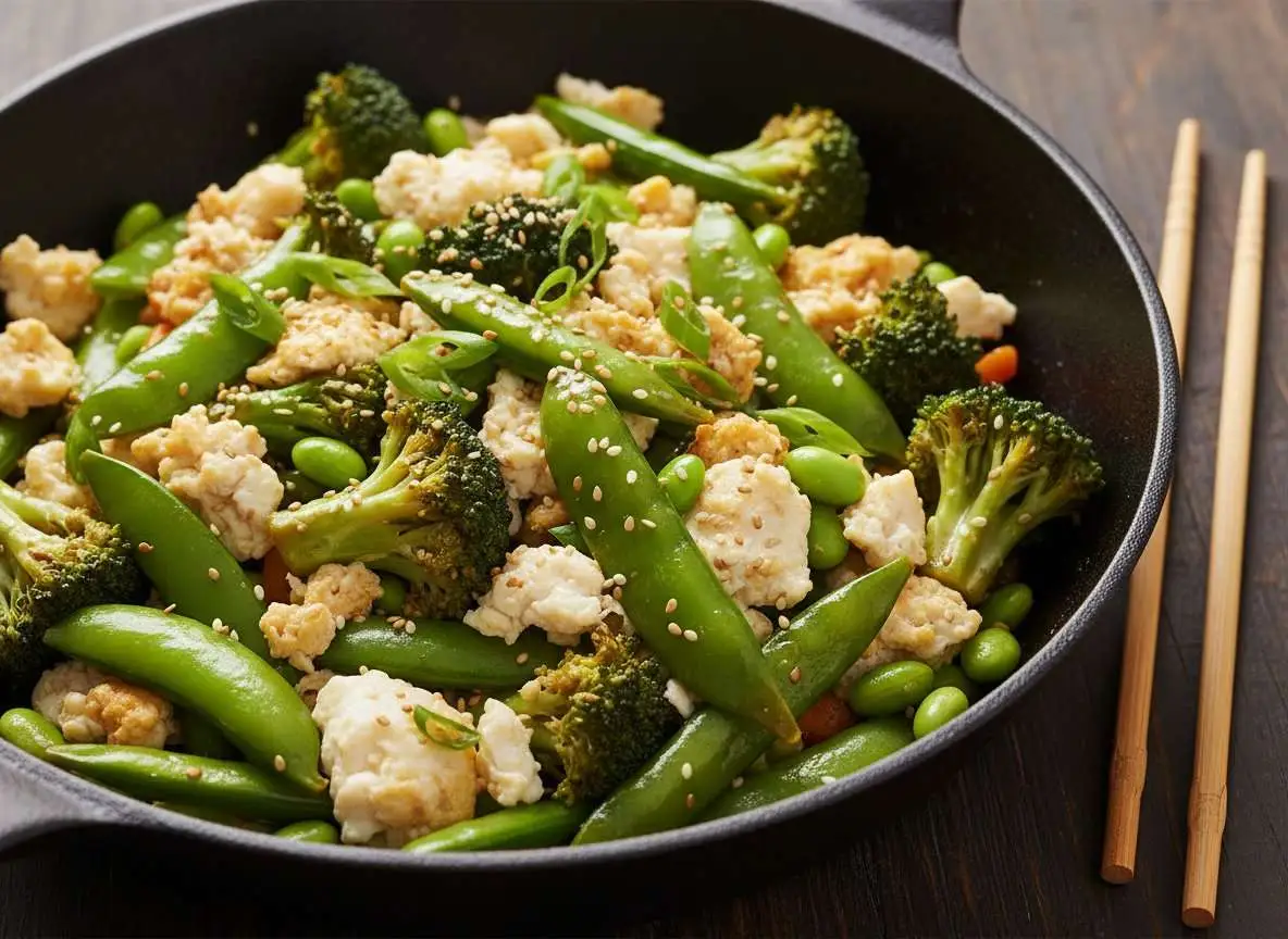 Egg White and Veggie Stir-Fry recipe