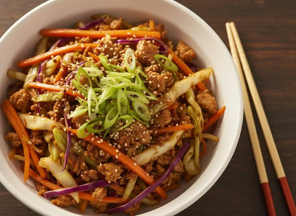 Turkey Egg Roll in a Bowl with 48g Protein recipe