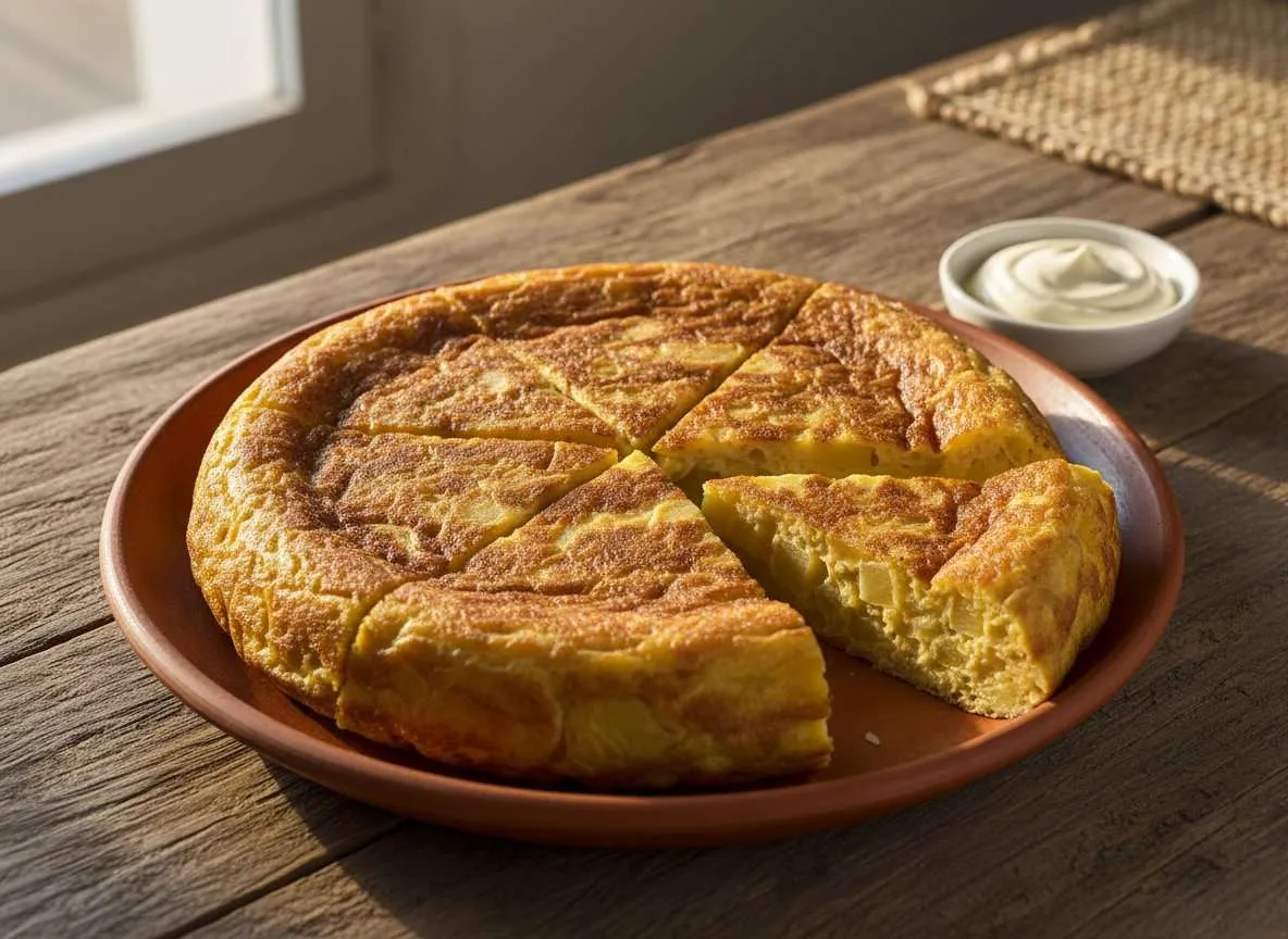 Classic Spanish Tortilla with Potato and Onion high-protein recipe
