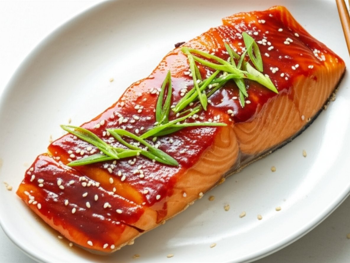 Air Fryer Teriyaki Salmon