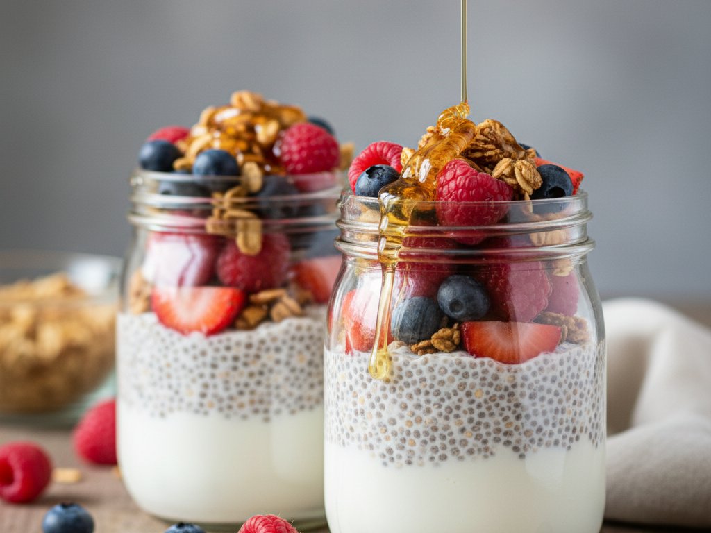 High-Protein Chia & Greek Yogurt Breakfast Pudding