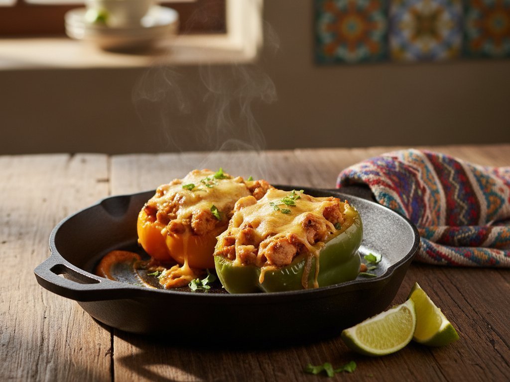Chicken Fajita Stuffed Peppers