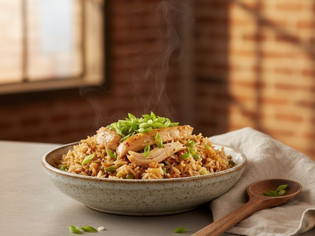High-Protein Chicken Fried Rice