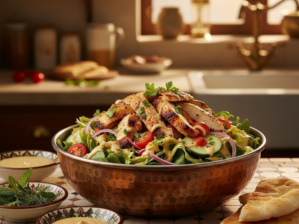 Chicken Shawarma Salad Bowls