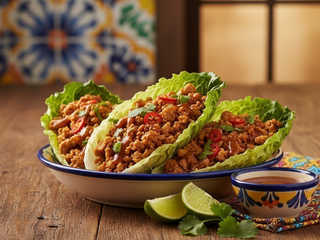 Chipotle Citrus Turkey Lettuce Cups