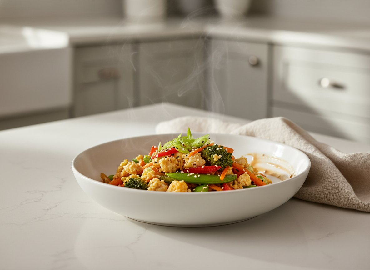 Egg White and Veggie Stir-Fry