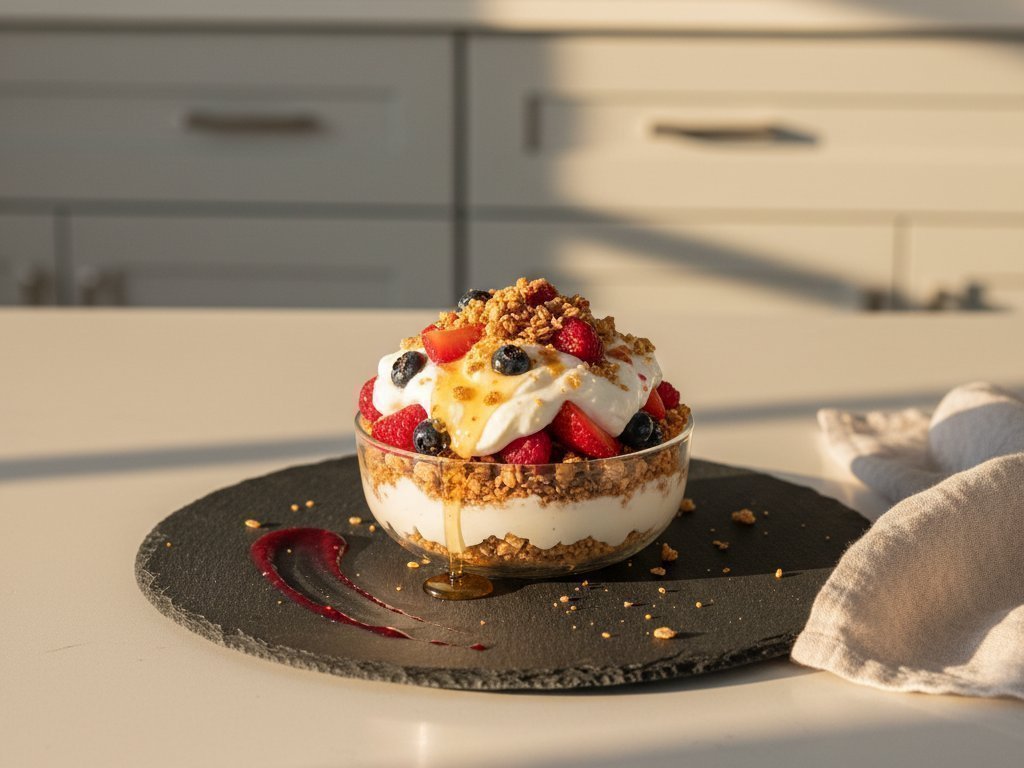 Greek Yogurt Berry Crunch Parfait