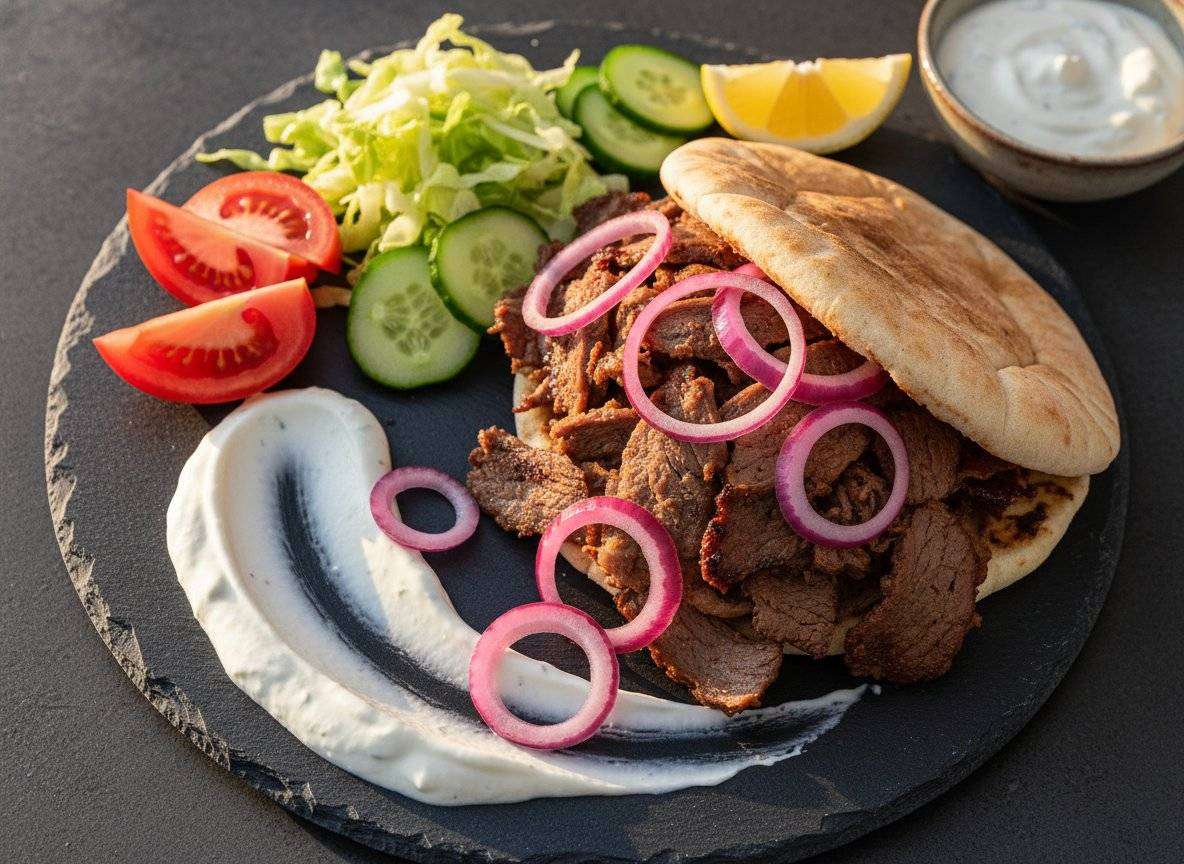 Homemade Doner Kebab (Oven Method) with 48g Protein