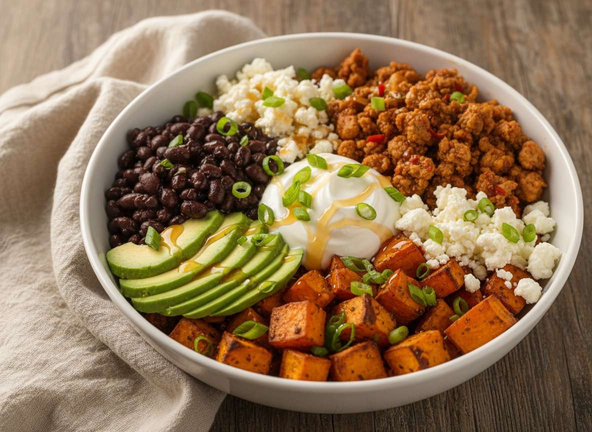 Hot Honey Ground Turkey Bowls with 52g Protein