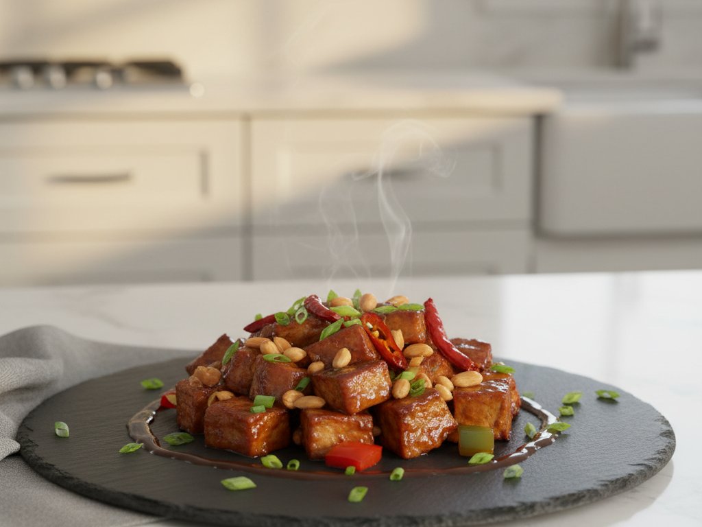 Kung Pao Seitan Stir-Fry