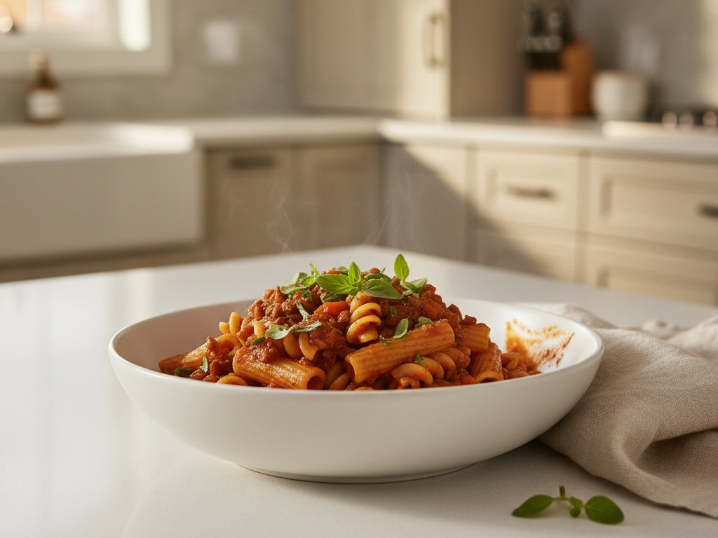 Lentil Bolognese Pasta