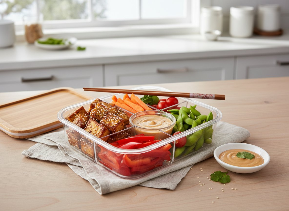Savory Tofu & Veggie Snack Box