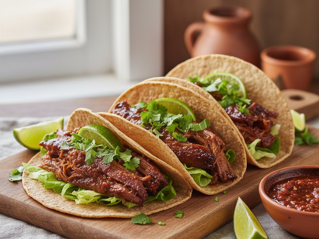 Slow-Cooker Habanero Brisket Tacos