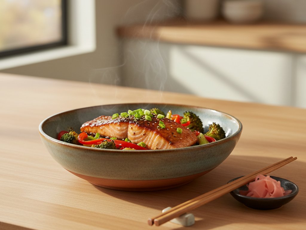 Teriyaki Salmon Sheet Pan