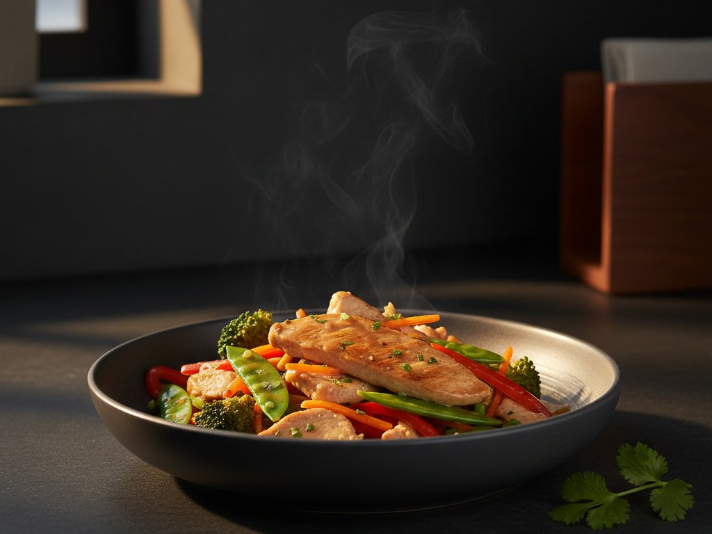 Turkey Breast Stir-Fry with Vegetables